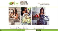 Desktop Screenshot of kiwinutritioncounseling.com